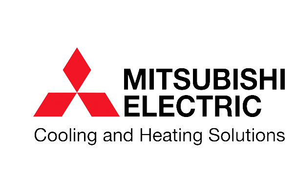 mitsubishi electric hvac air conditioning logo business business text people logo