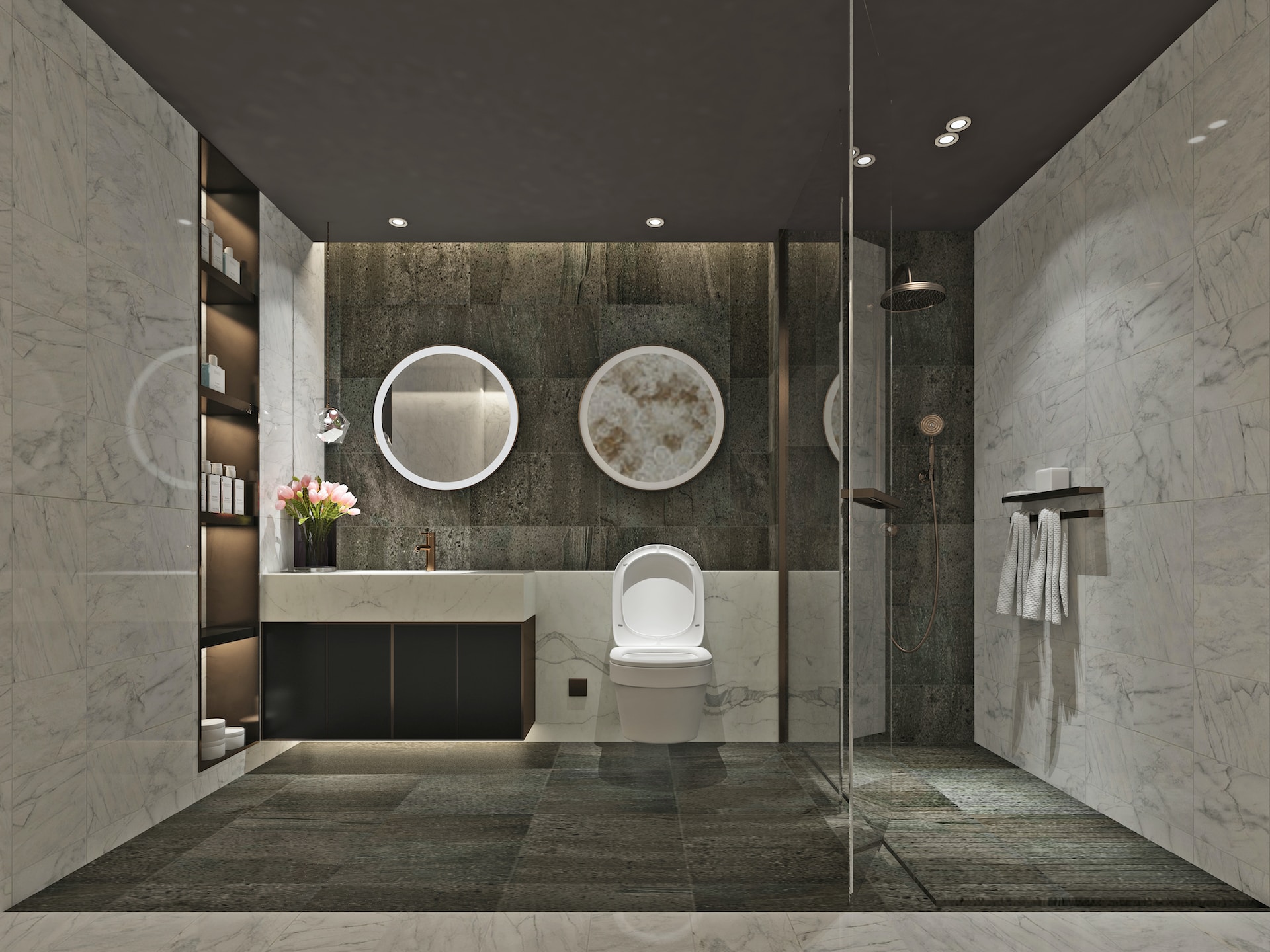 modern bathroom interior